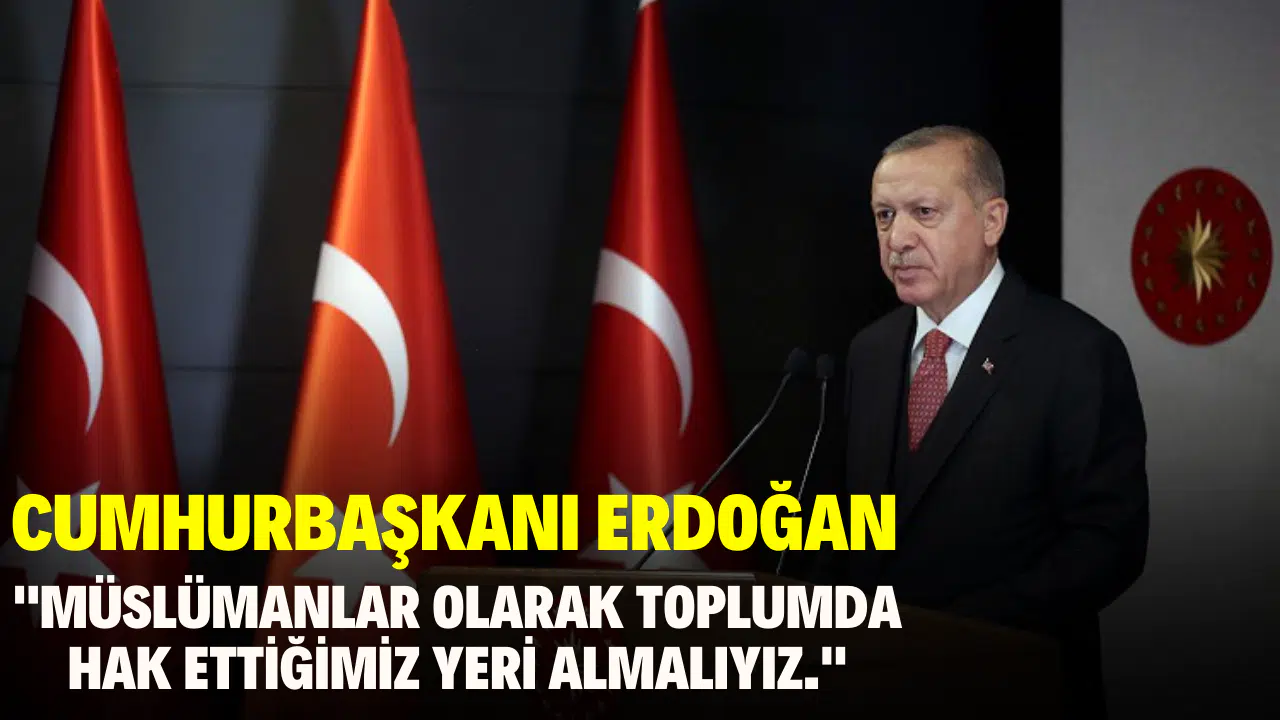 Cumhurbaşkanı Erdoğan, ABD'deki MAS-ICNA Kongresi'ne görüntülü mesaj yolladı