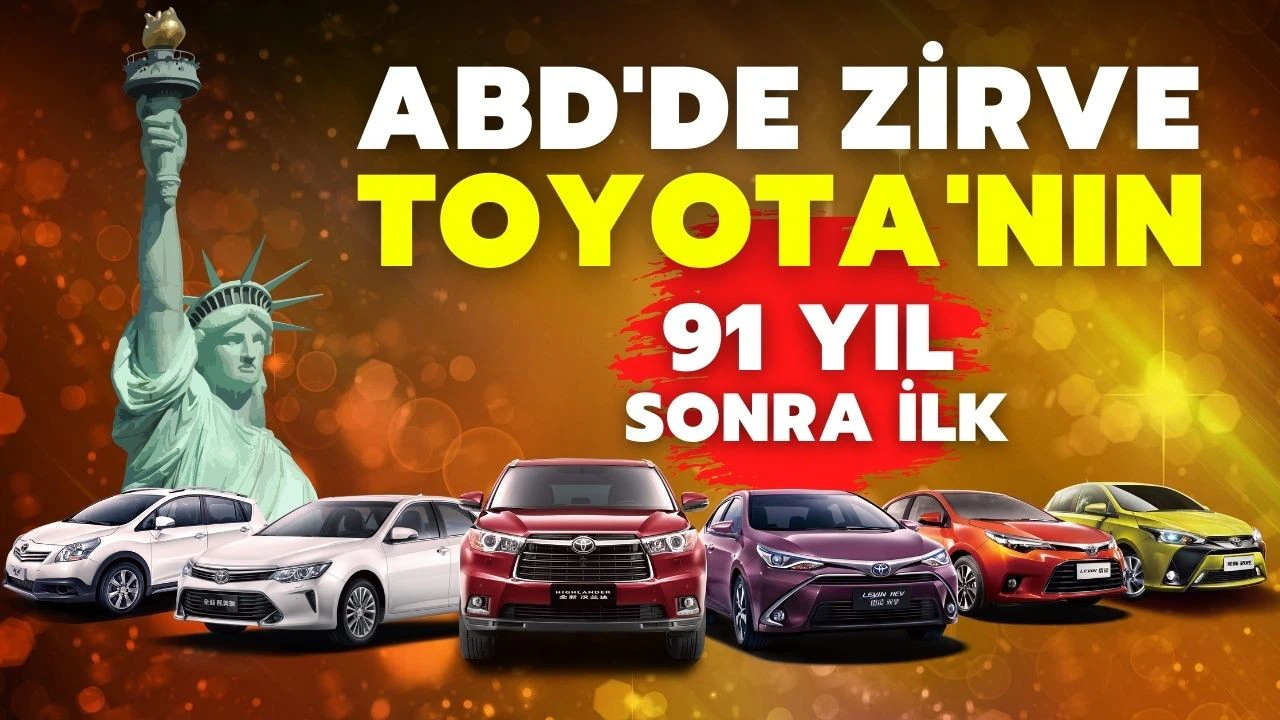ABD'de yılın en çok satan otomobil üreticisi Toyota
