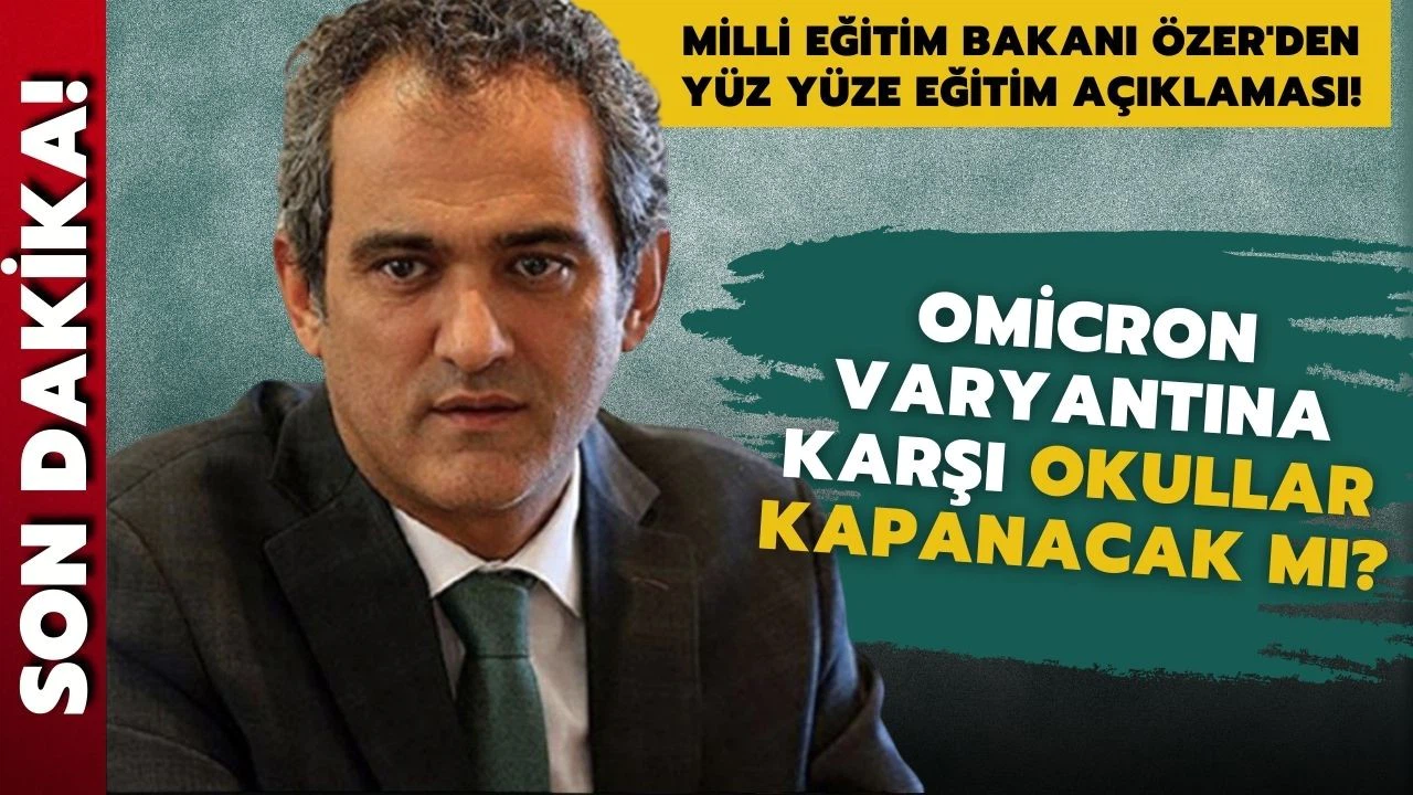Omicron varyantına karşı okullar kapanacak mı?