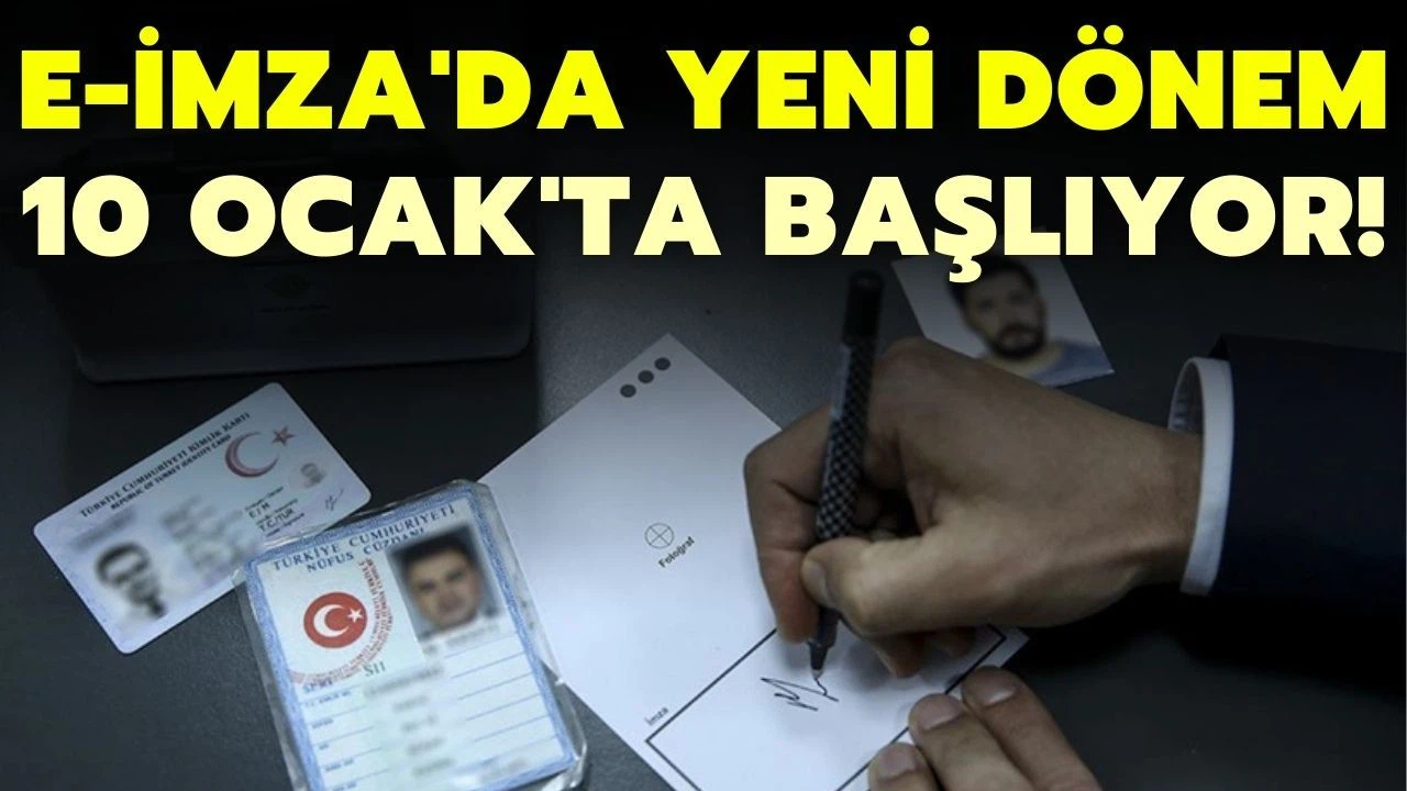 Bakan Soylu açıkladı: e-imza'da yeni dönem 10 Ocak'ta başlıyor