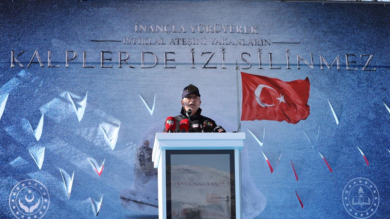 Milli Savunma Bakanı Akar, Sarıkamış Şehitlerini Anma Töreni'nde konuştu