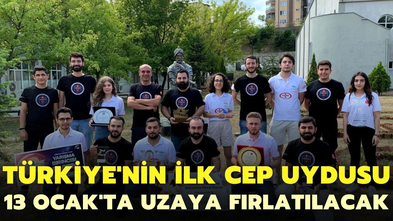 Türkiye'nin ilk cep uydusunu tasarlayan uzay takımını "13 Ocak" heyecanı sardı