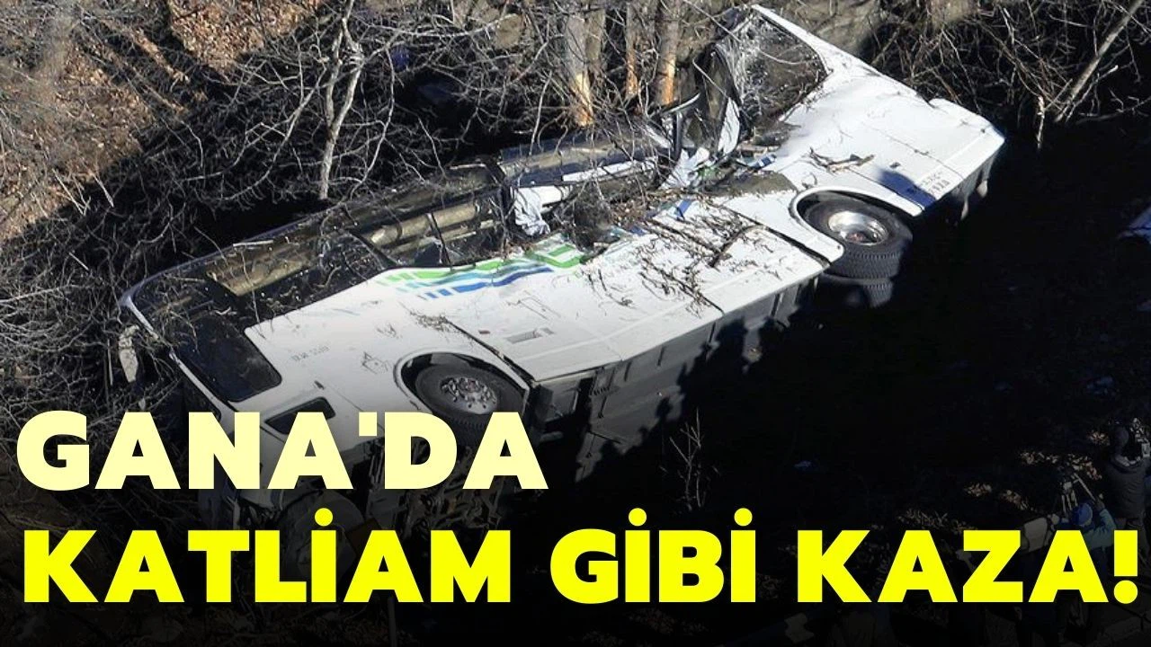 Gana'da katliam gibi trafik kazası