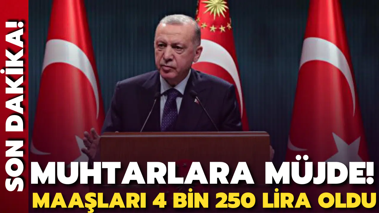 Cumhurbaşkanı Erdoğan: Muhtar maaşlarını asgari ücret seviyesine çıkarma kararı aldık