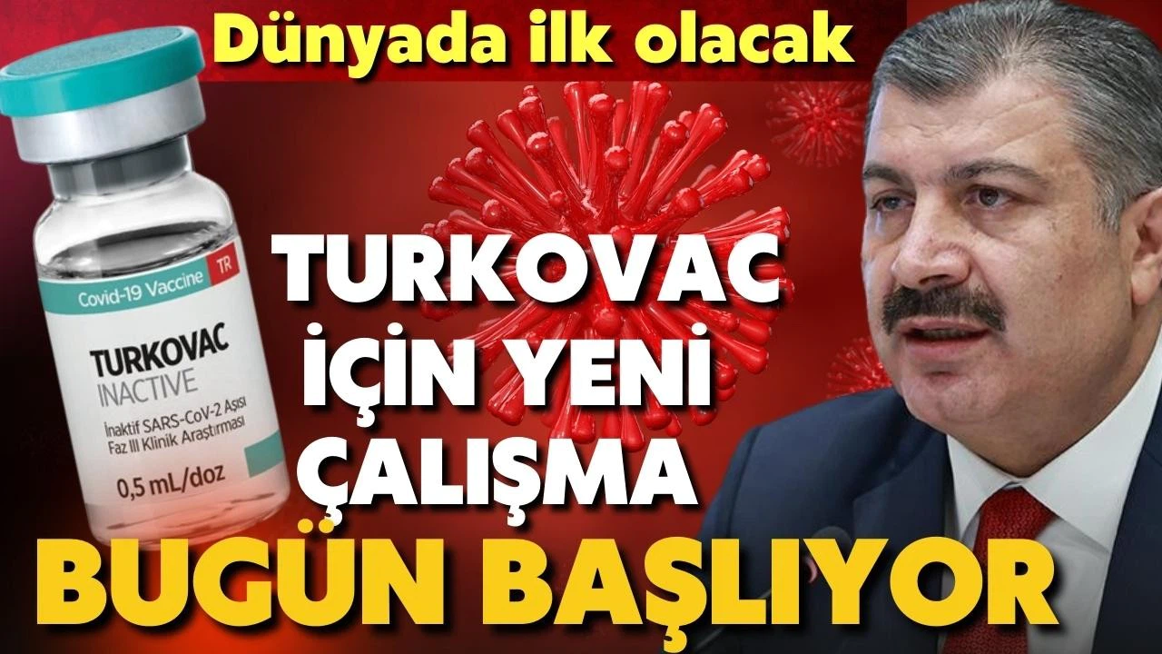 TURKOVAC için yeni çalışma bugün başlıyor