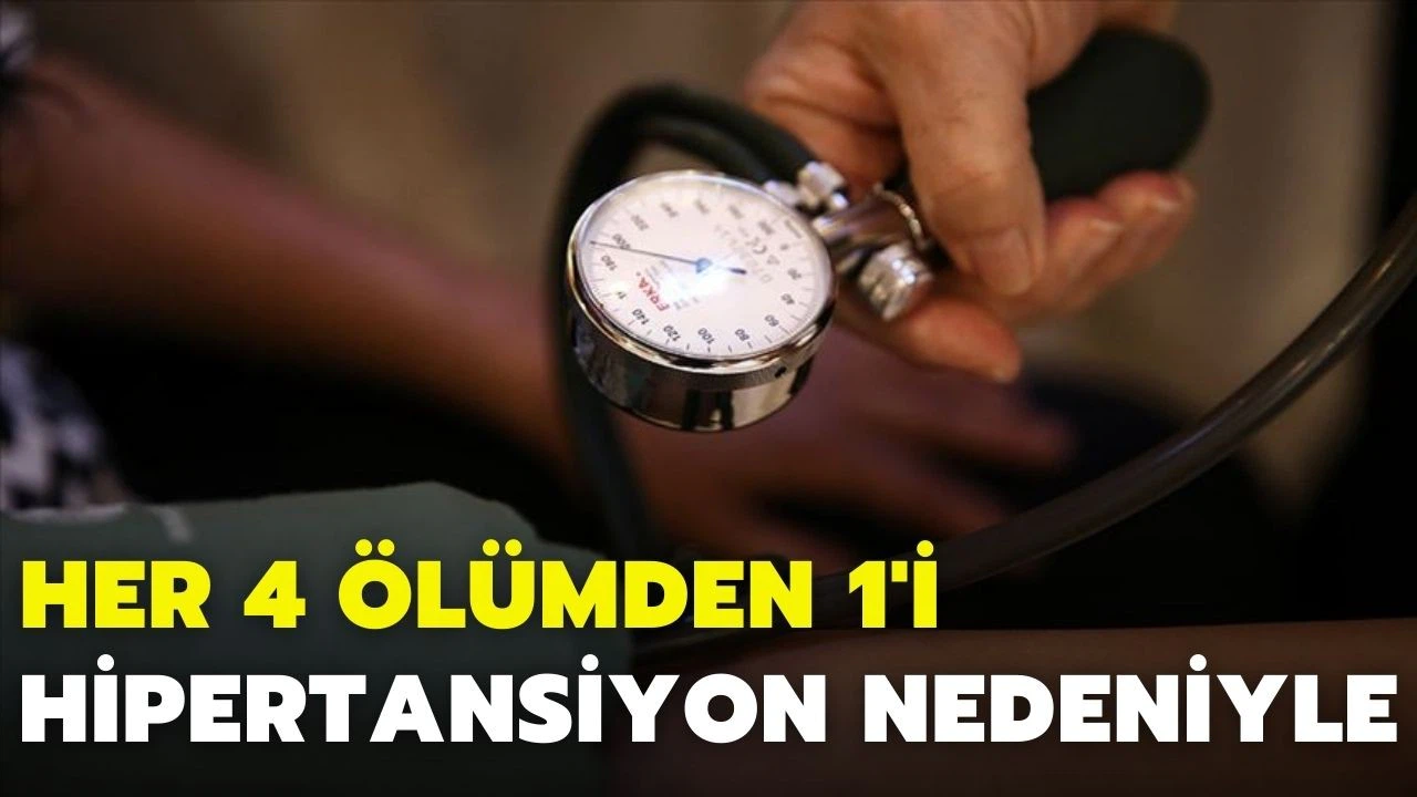 Türkiye'de ölümlerin yüzde 25'inin nedeni hipertansiyon