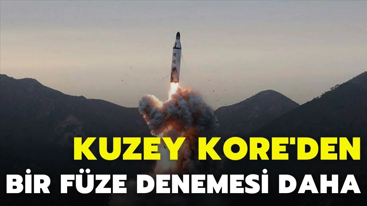 Kuzey Kore balistik füze denemesi yaptı