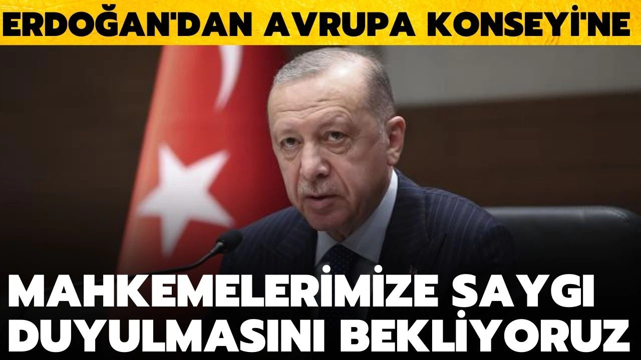 Erdoğan'dan Ukrayna'ya gitmeden önce konuştu; "Biz kendi mahkemelerimize saygı duyulmasını bekliyoruz."