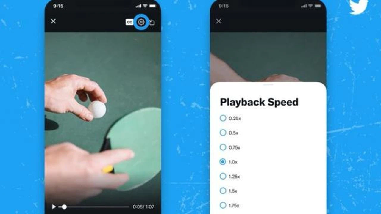 Twitter'a video oynatma hızı özelliği geliyor