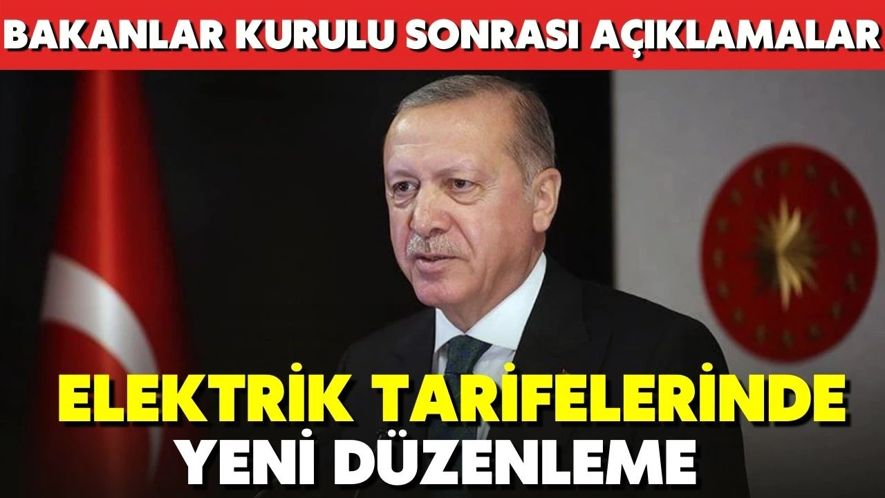Cumhurbaşkanı Erdoğan: Elektrik fiyatları yeniden değerlendirilecek