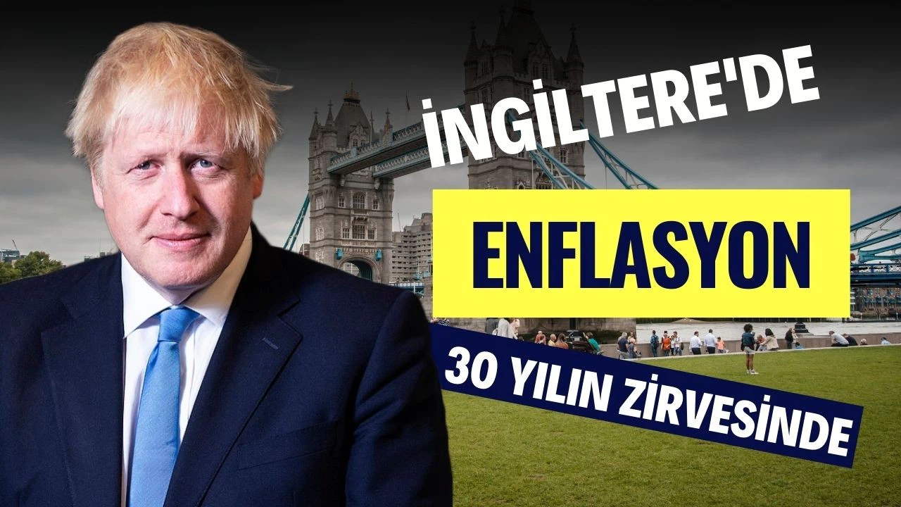 İngiltere'de enflasyon 30 yılın en yüksek seviyesinde