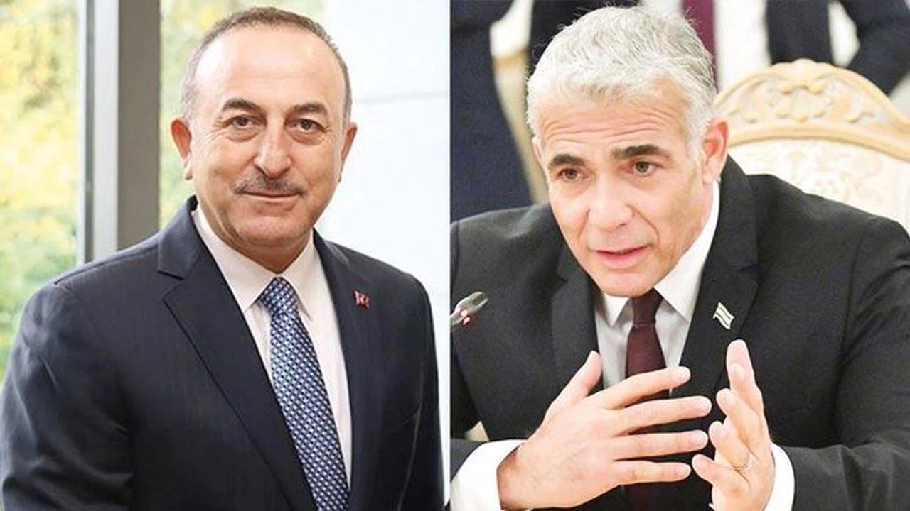 Dışişleri Bakanı Çavuşoğlu, İsrailli mevkidaşı Lapid ile telefonda görüştü