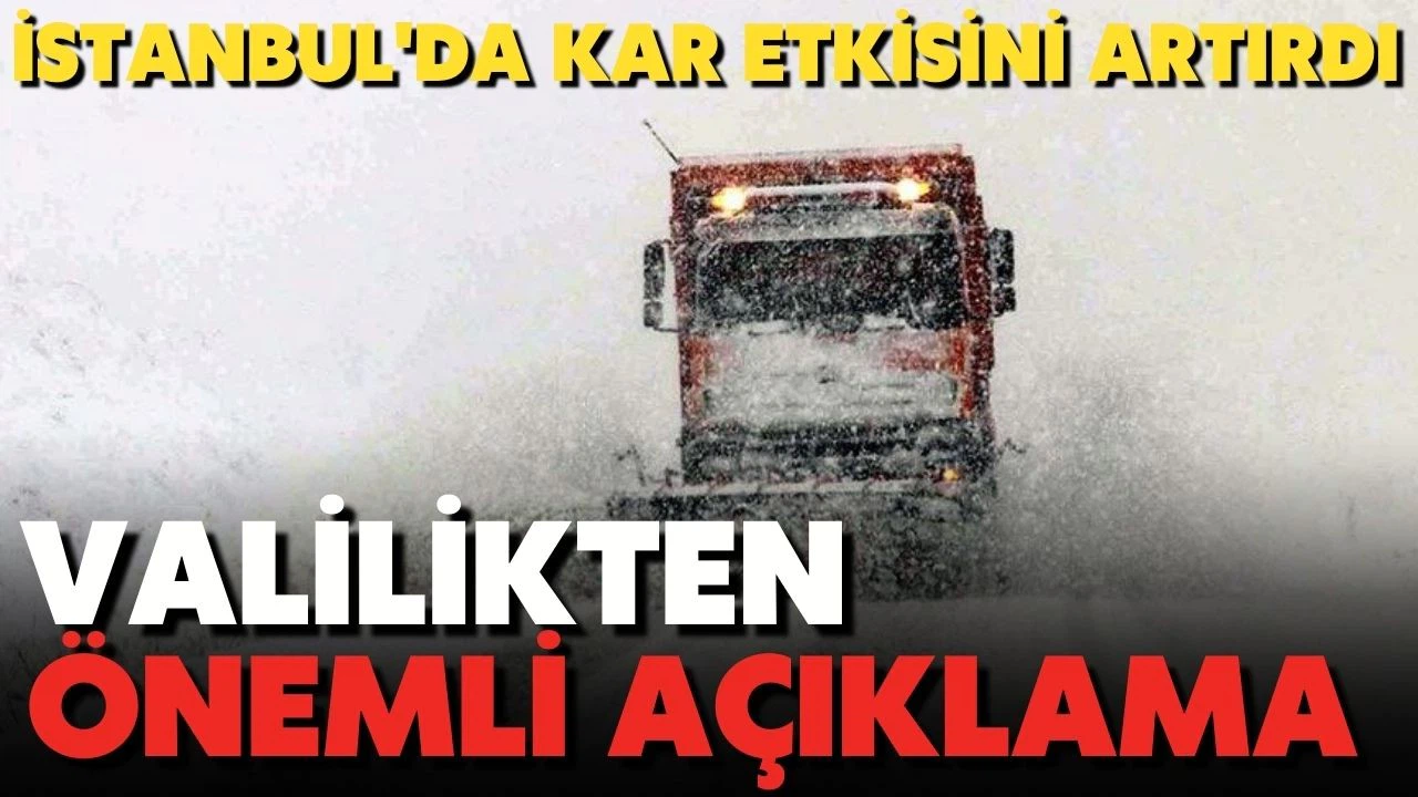 Tır ve kamyonların İstanbul'a girişi durduruldu