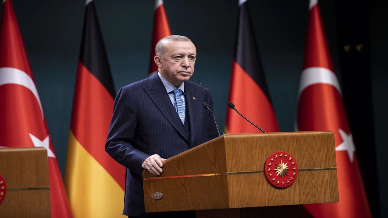 Cumhurbaşkanı Erdoğan, Almanya Şansölyesi Scholz ile ortak basın toplantısı düzenledi