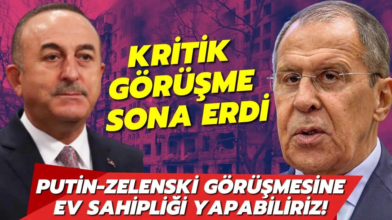 Çavuşoğlu-Lavrov görüşmesi sona erdi, ortak açıklama geldi
