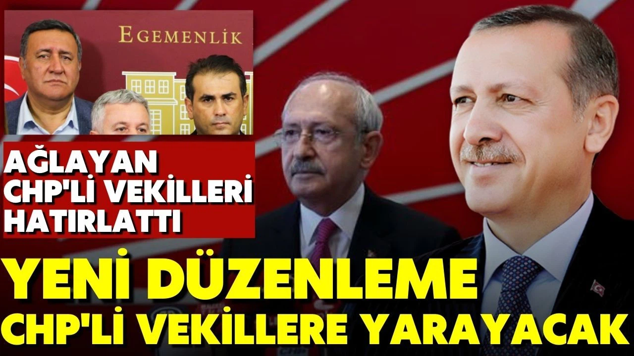 Cumhurbaşkanı Erdoğan: Düzenleme en çok CHP'li vekillerin işine yarayacak