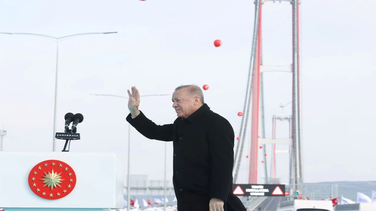 Cumhurbaşkanı Erdoğan, 1915 Çanakkale Köprüsü ve Malkara-Çanakkale Otoyolu açılış töreninde konuştu