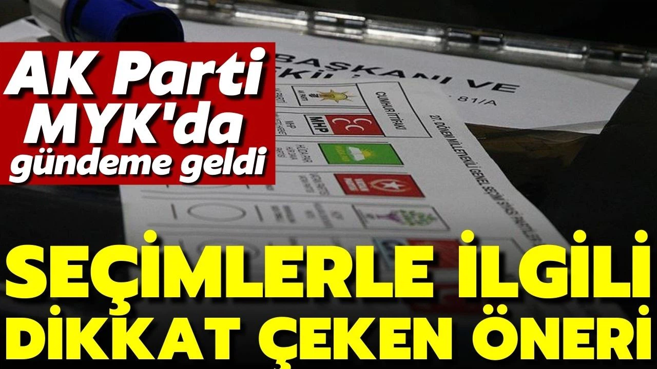 AK Parti MYK'da görüşüldü: Seçmen göçüne 6 ay formülü