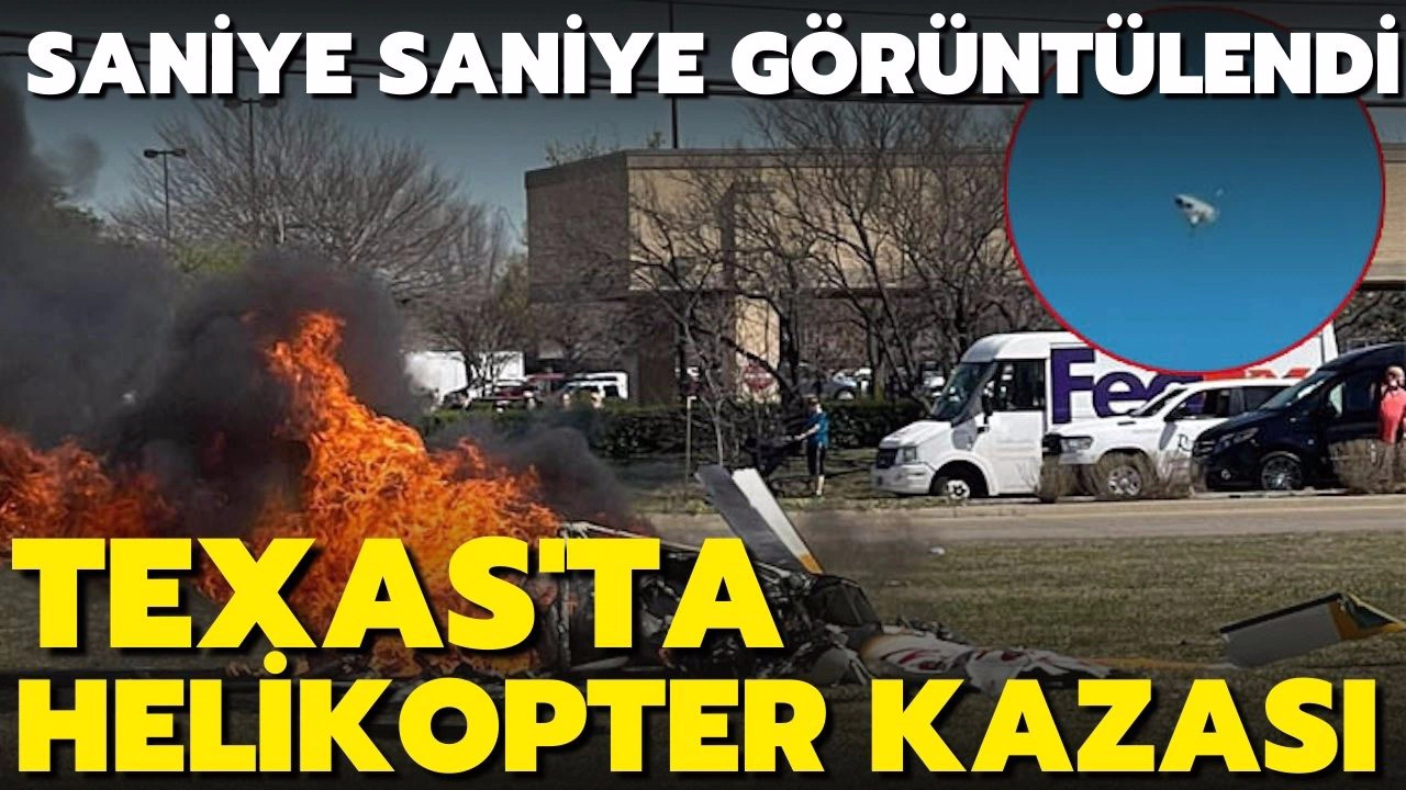 Texas'ta helikopter düştü: 1 ölü