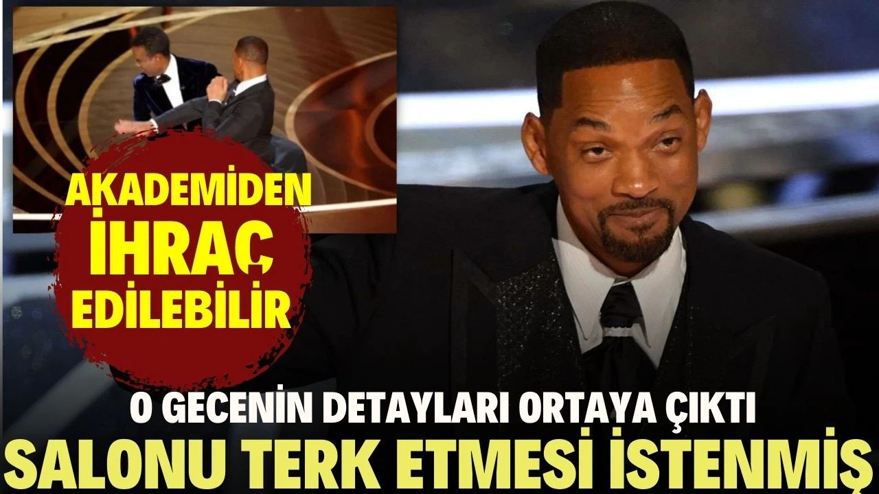 Oscar gecesinin perde arkası ortaya çıktı: Smith'in salondan ayrılması istenmiş