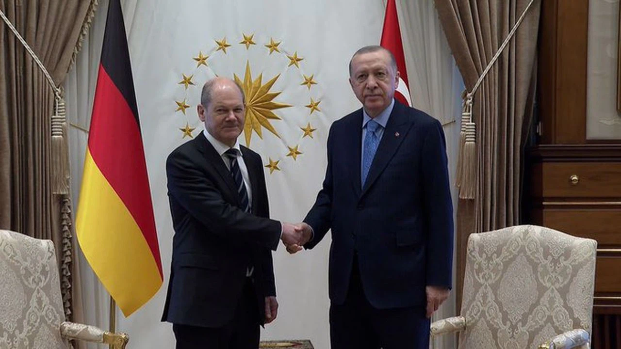 Cumhurbaşkanı Erdoğan, Almanya Başbakanı Scholz ile telefonda görüştü