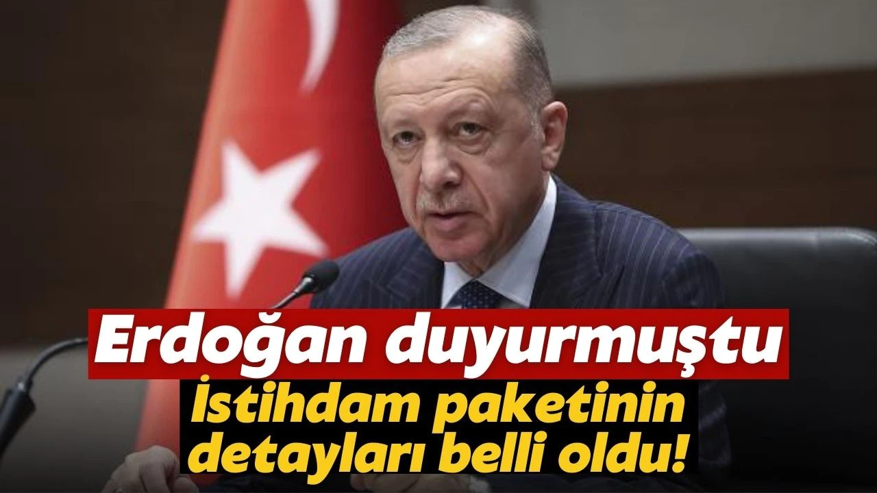 Yeni istihdam programının detayları belli oldu