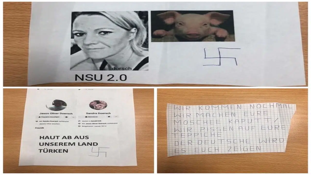 Almanya'da DİTİB'e bağlı camiye gamalı haç yer alan tehdit mektubu gönderildi