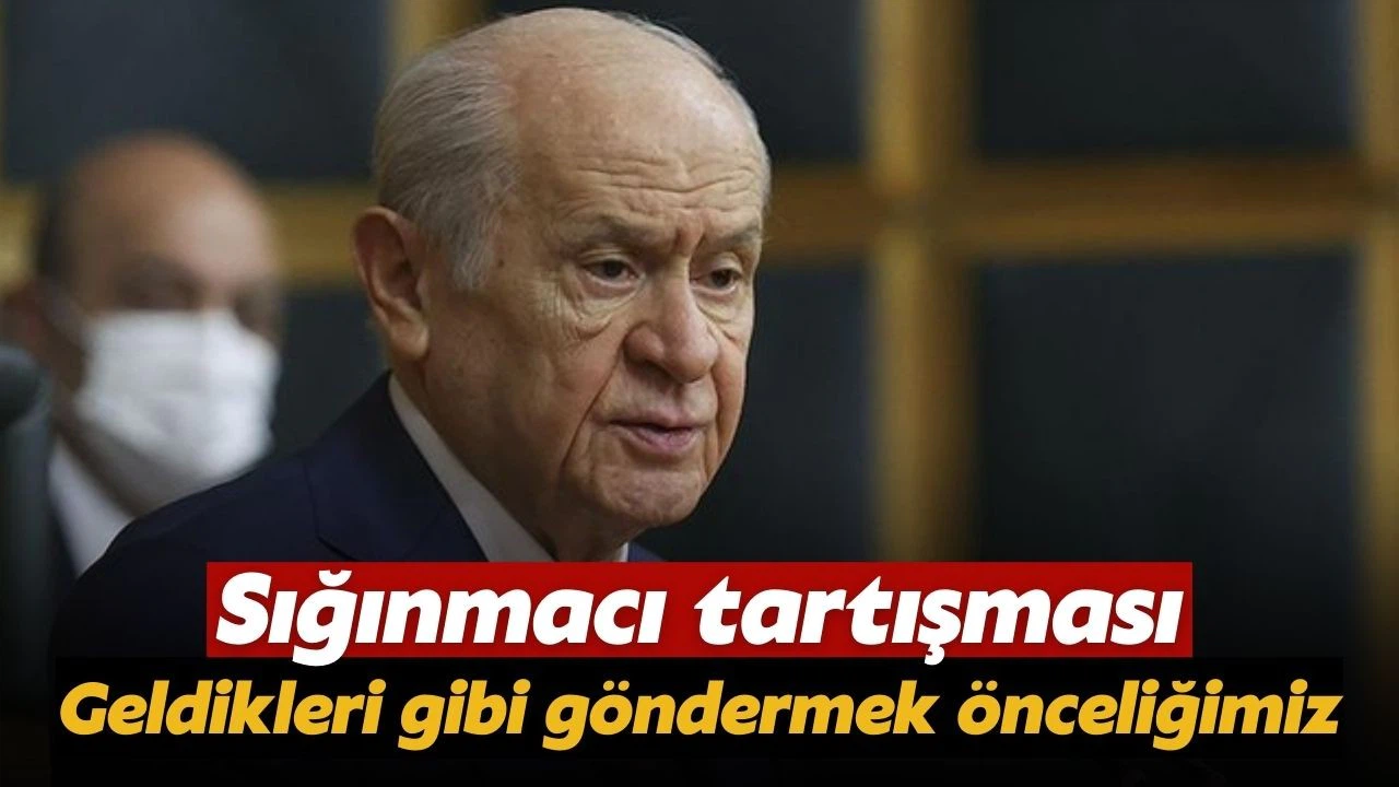Bahçeli, Suriyeli sığınmacılar konusuna değindi
