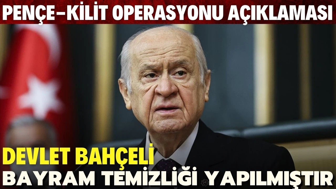 MHP Lideri Bahçeli'den önemli açıklamalar