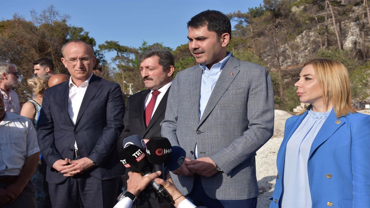 Çevre, Şehircilik ve İklim Değişikliği Bakanı Kurum, Muğla'da konuştu