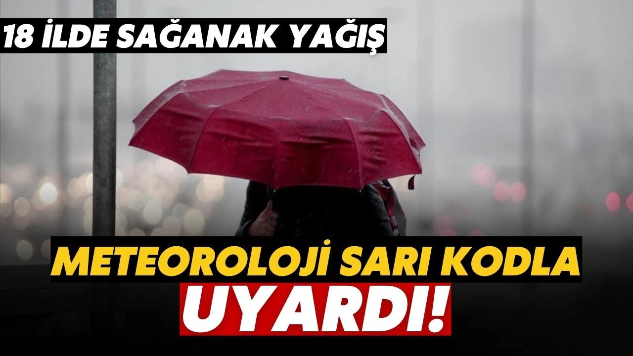 Meteoroloji'den kuvvetli yağış uyarısı