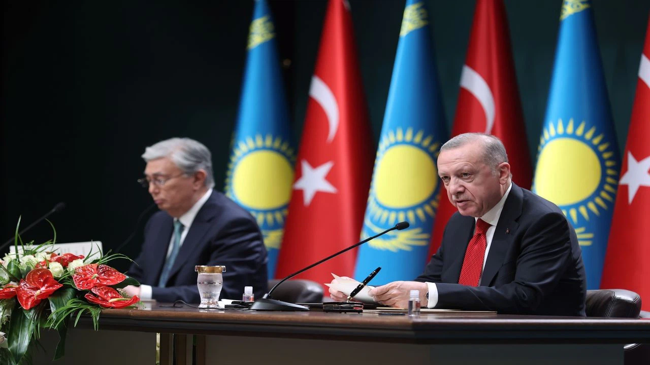 Cumhurbaşkanı Erdoğan, Kazakistan Cumhurbaşkanı Tokayev ile ortak basın toplantısında konuştu