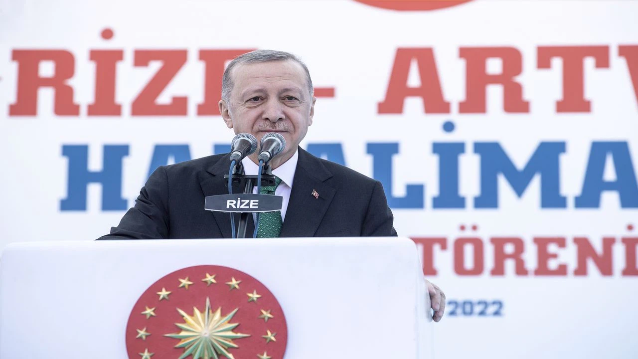 Cumhurbaşkanı Erdoğan, Rize-Artvin Havalimanı Açılış Töreni'nde konuştu