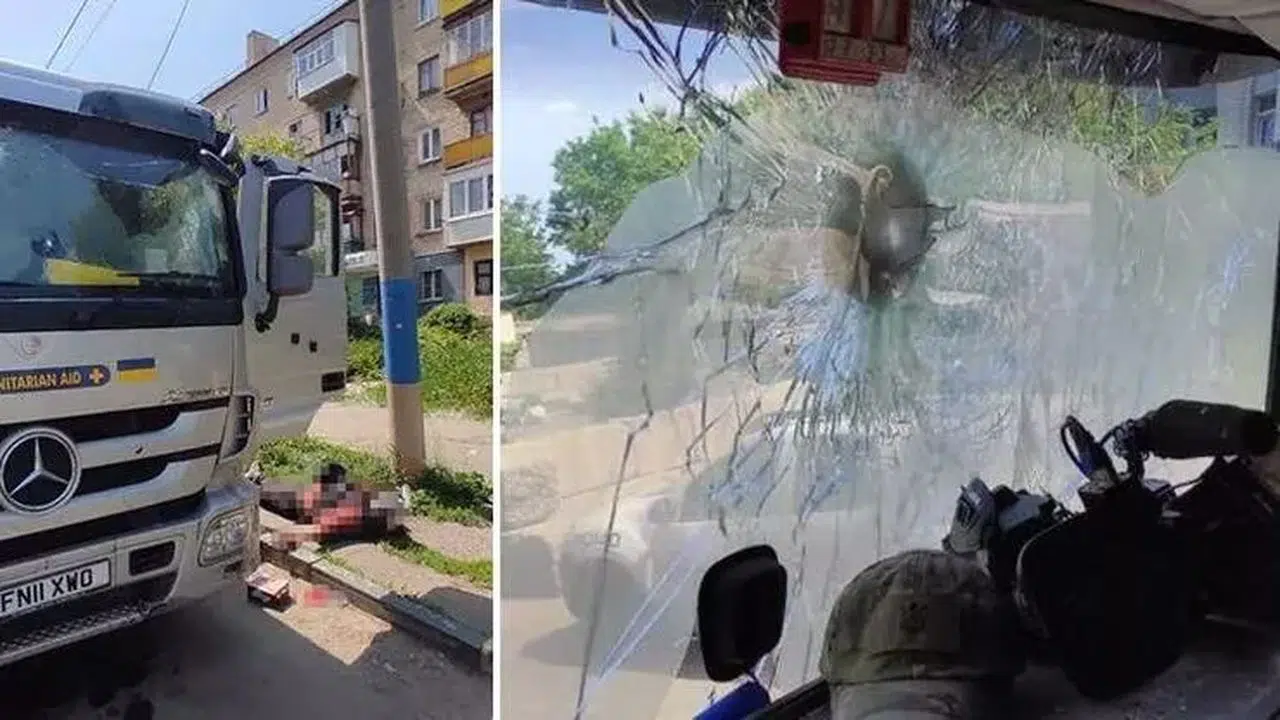 Rusya, Luhansk'ta tahliye aracını vurdu