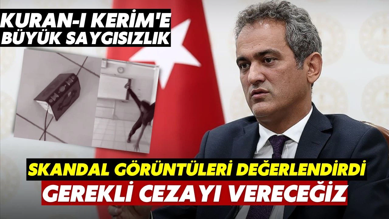 Bakan Özer'den Kuran-ı Kerim'e yönelik saygısızlığa ilişkin açıklama
