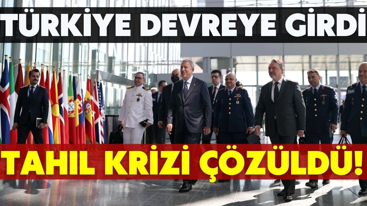 Türkiye devreye girdi "tahıl krizi" çözüldü