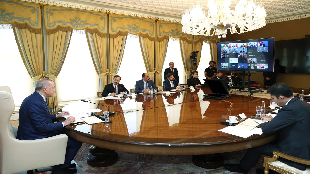 Cumhurbaşkanı Erdoğan, Büyük Ekonomiler Forumu'na canlı bağlantıyla katıldı