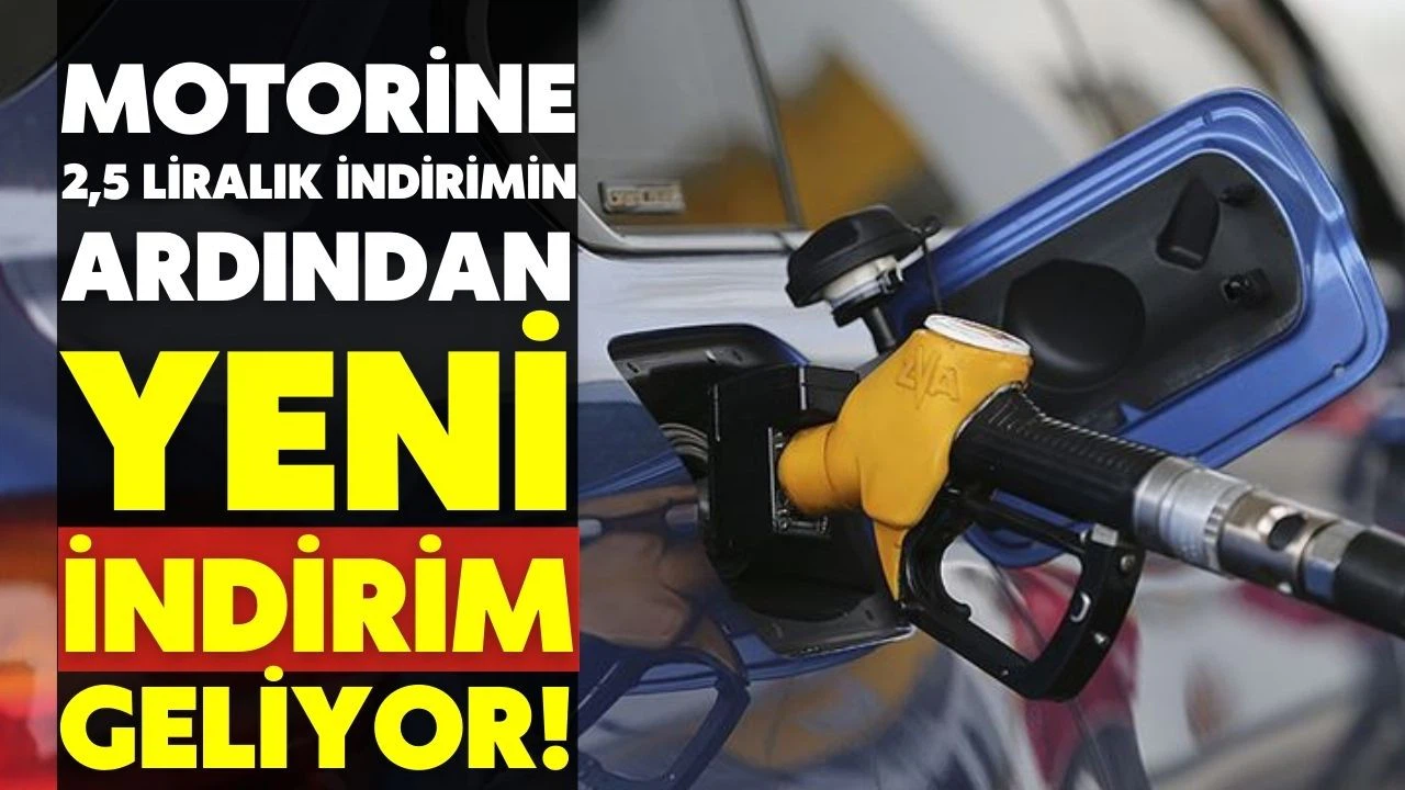 Motorine bir indirim daha geliyor!