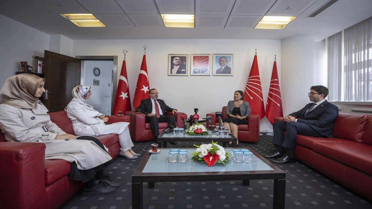 CHP Genel Merkezi'nde bayramlaşma ziyaretleri