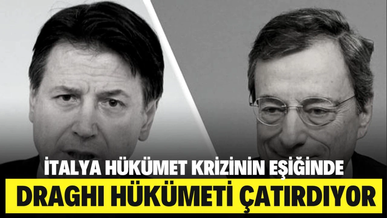 İtalya'da Draghi hükûmeti çatırdıyor