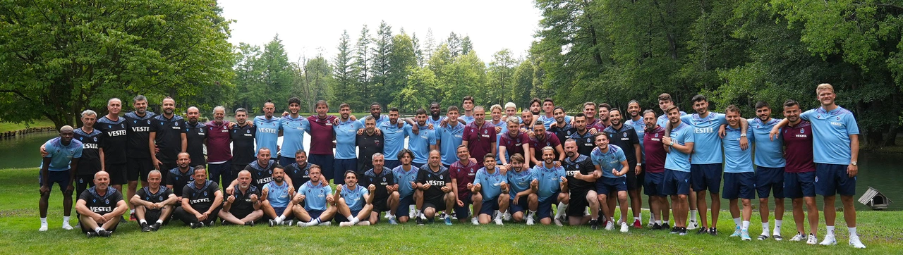 Trabzonsporlu oyuncular barbekü partisinde buluştu