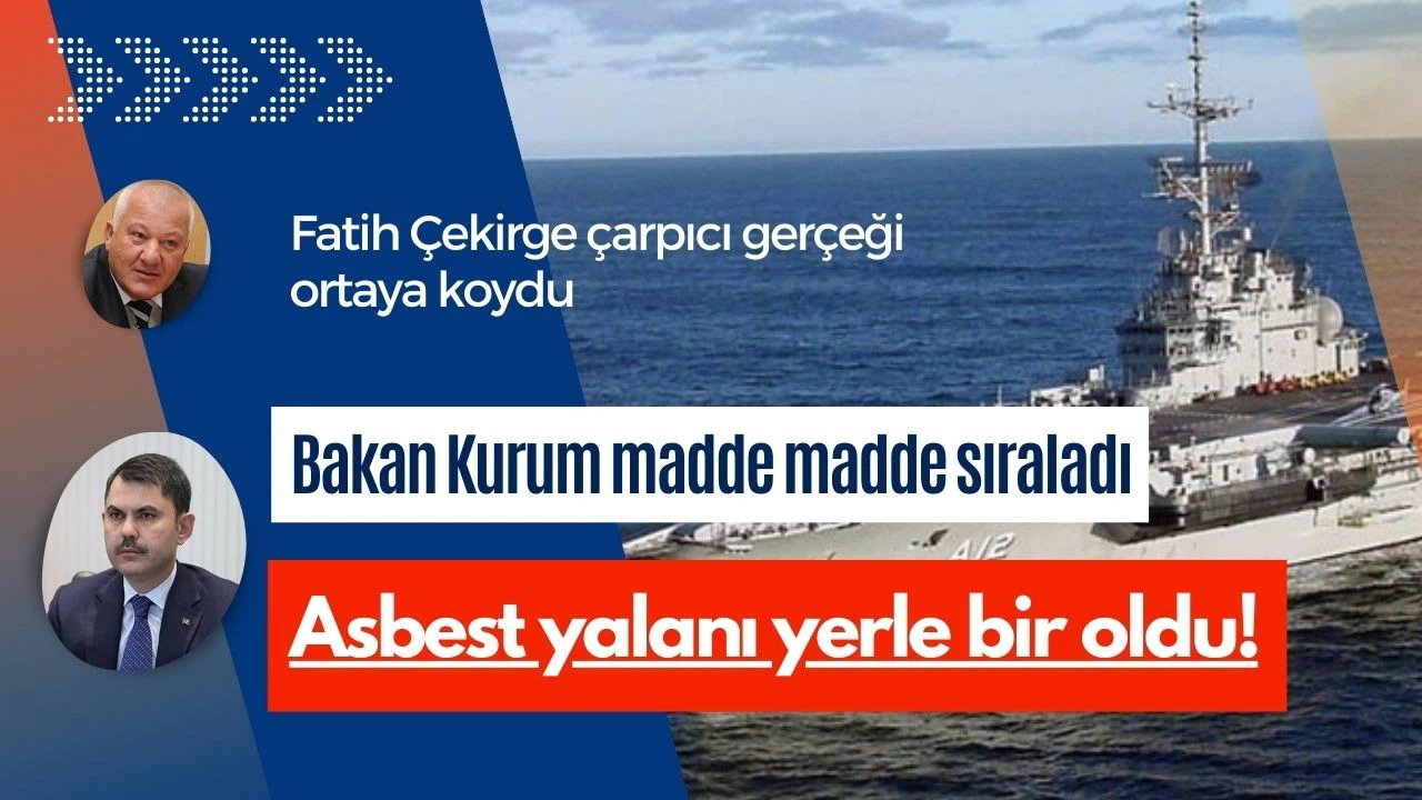 Bakan Kurum madde madde sıraladı! Asbest yalanı yerle bir oldu!