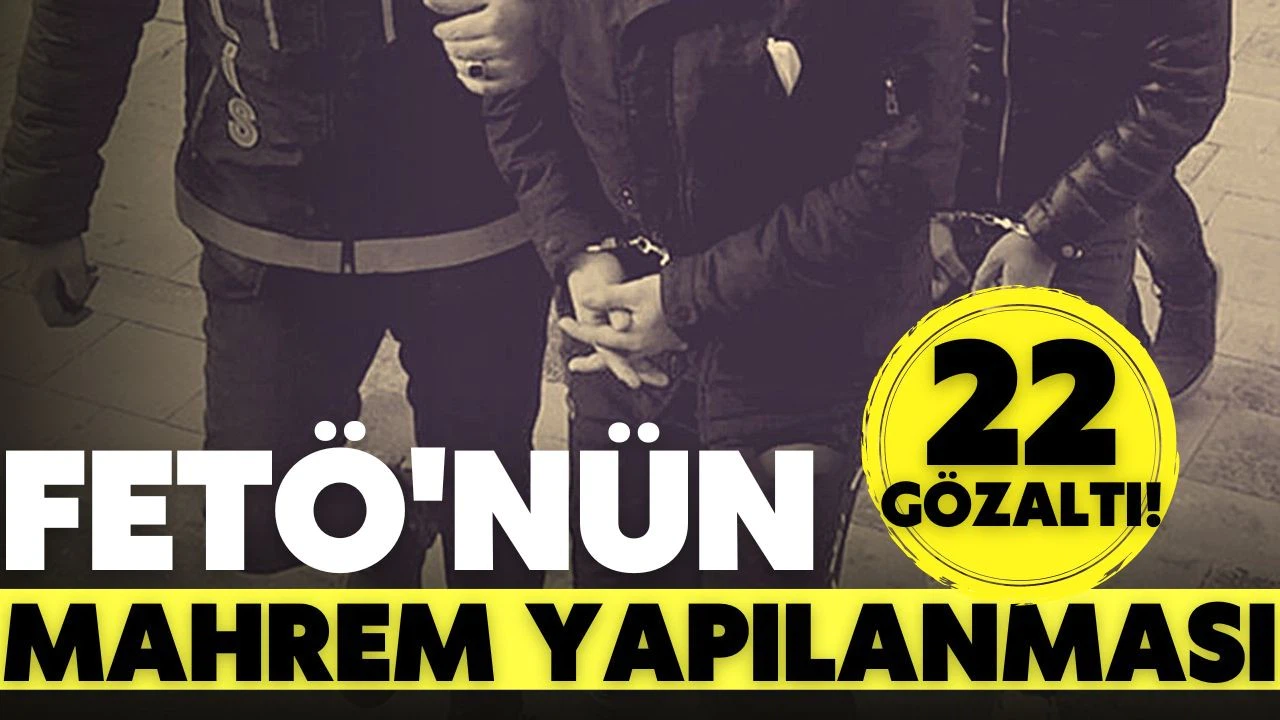 FETÖ'nün kamu mahrem yapılanması soruşturması!