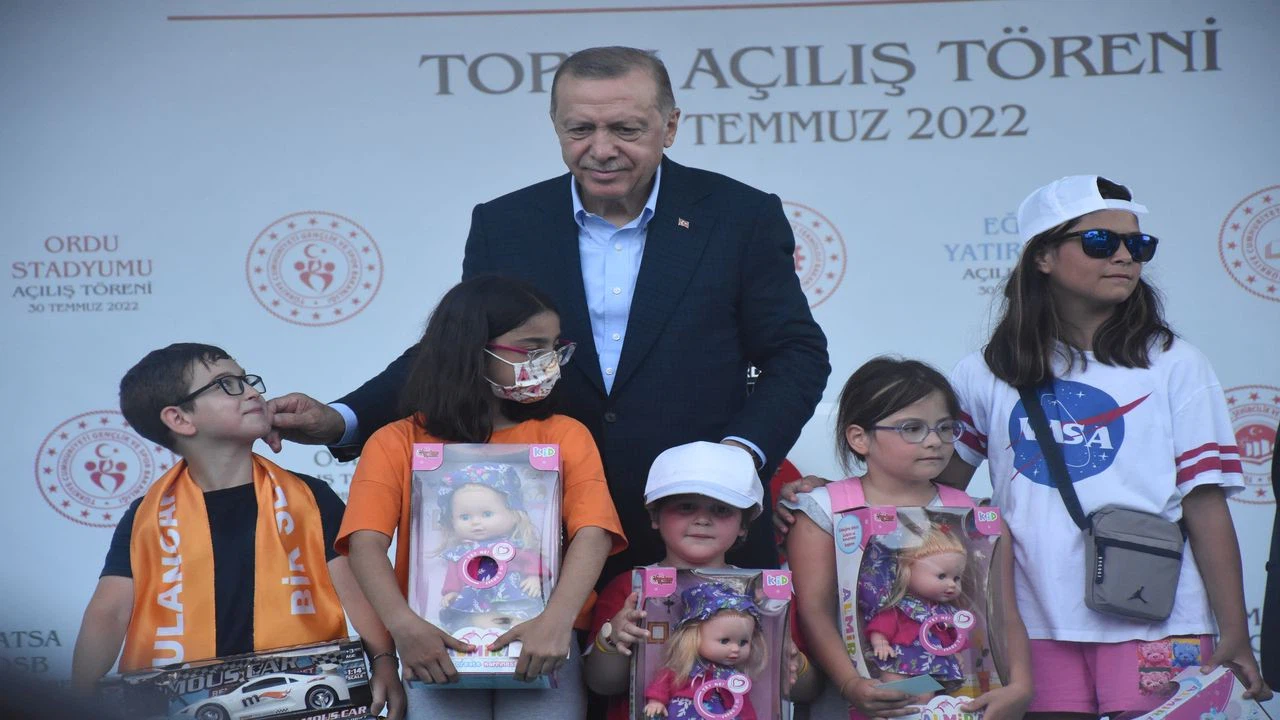 Cumhurbaşkanı Erdoğan, Ordu'da toplu açılış töreninde konuştu