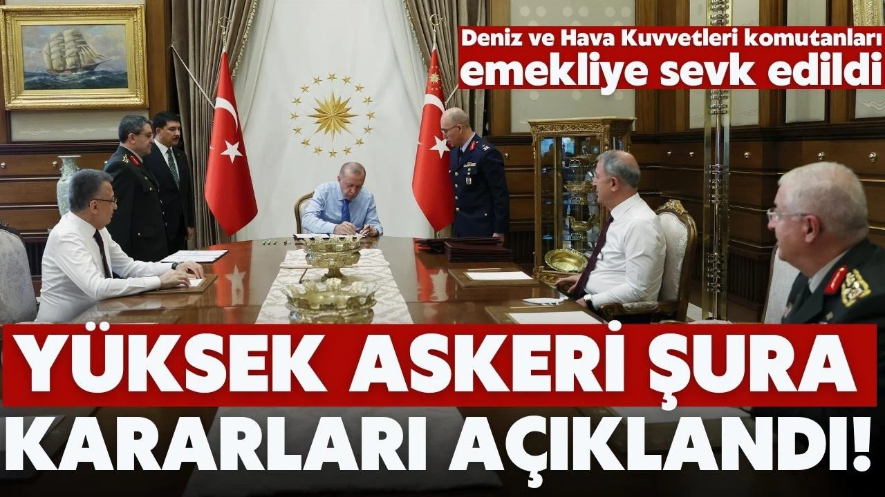YAŞ kararları açıklandı!