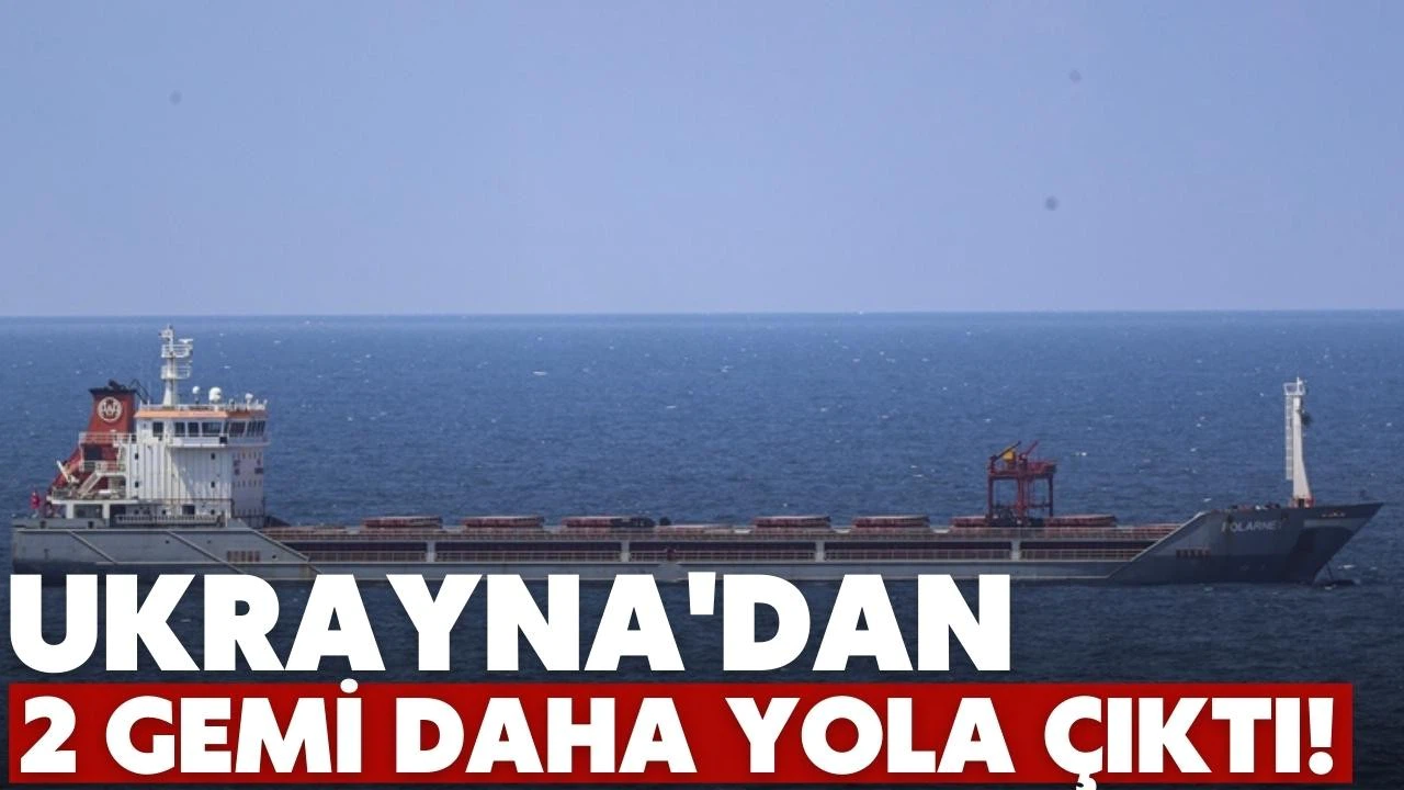 Tahıl taşıyan 2 gemi daha Ukrayna'dan hareket etti