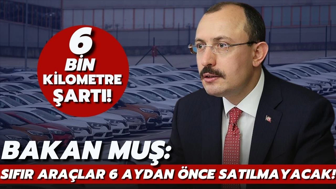 Sıfır araçlar 6 aydan önce satılamayacak!
