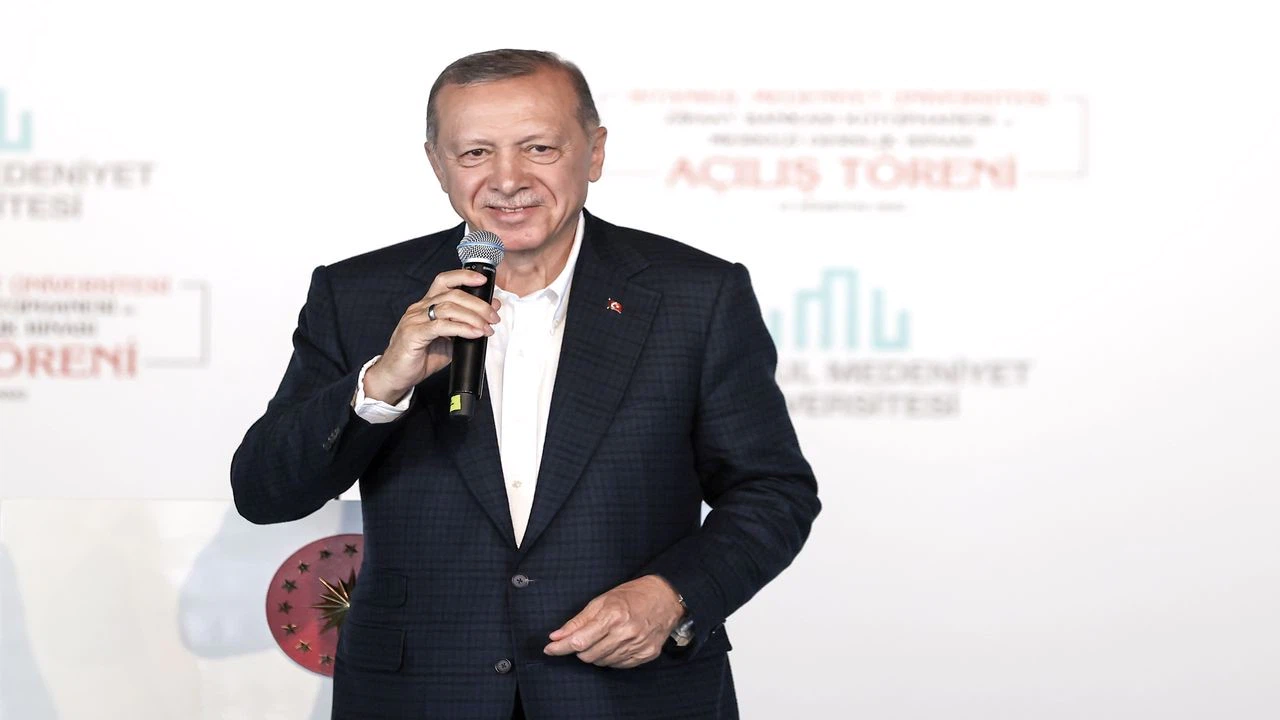 Cumhurbaşkanı Erdoğan, İstanbul Medeniyet Üniversitesindeki kütüphane açılışında konuştu