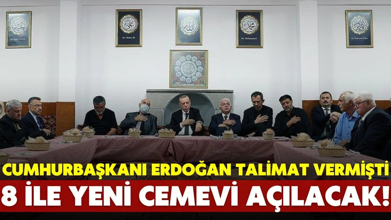 8 ilde yeni cemevi açılacak