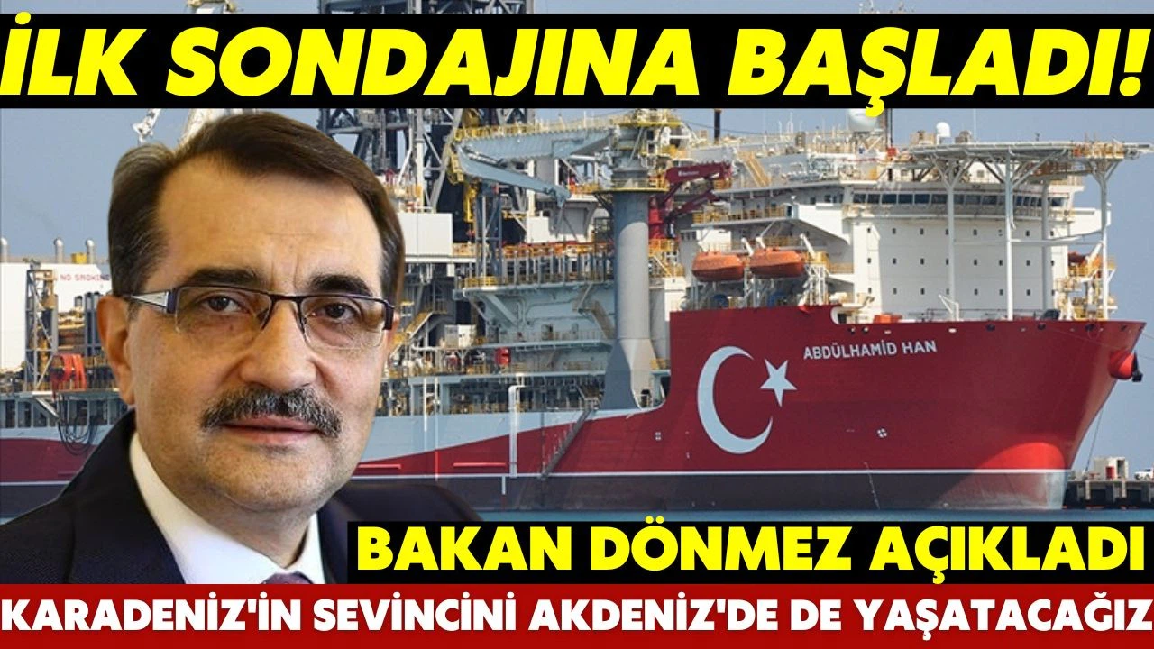 Abdülhamid Han gemisi ilk sondajına başladı!